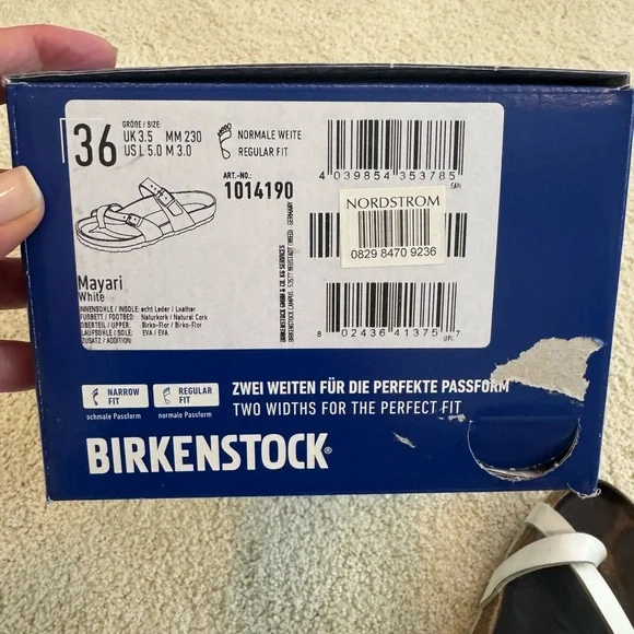 Birkenstock White Mayari Sandals - Picture 6 of 7